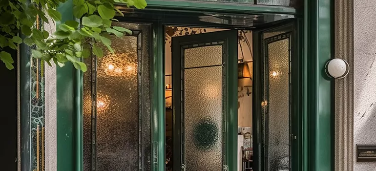 Frosted Pantry Door in Pinecrest, FL