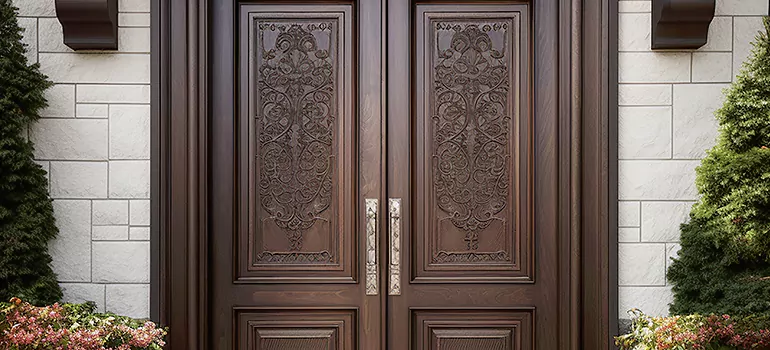Double Front Doors in Pinecrest, FL