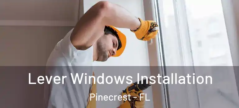  Lever Windows Installation Pinecrest - FL