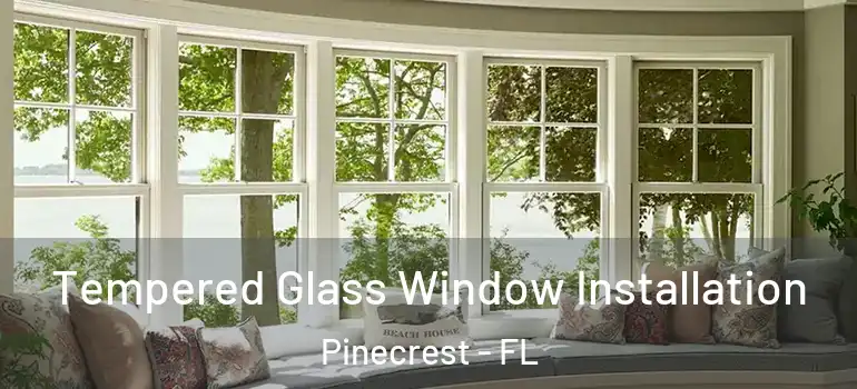 Tempered Glass Window Installation Pinecrest - FL