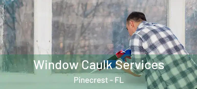 Window Caulk Services Pinecrest - FL